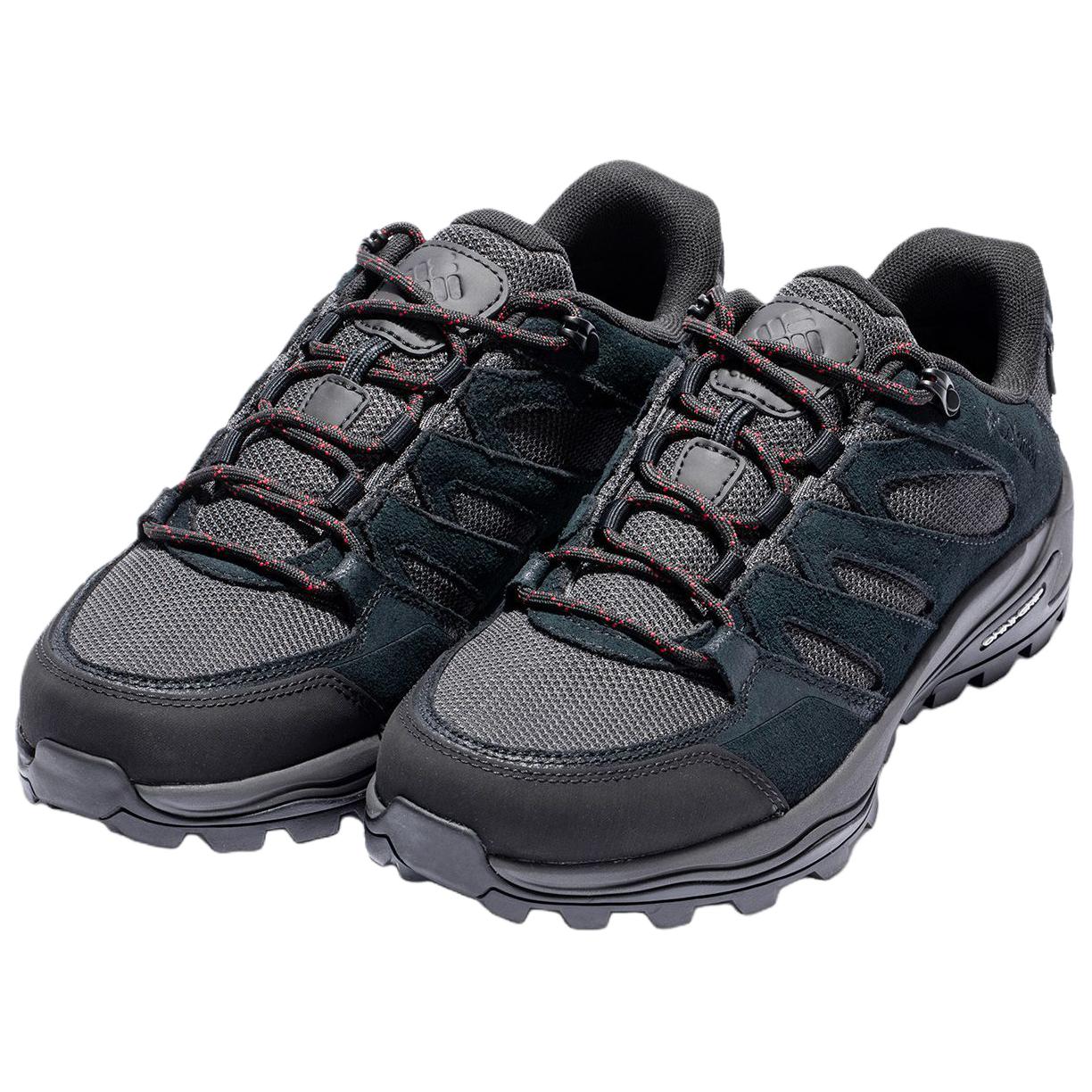 Columbia Hiking Slip Resistant, Abrasion Resistant, Breathable Low top Hiking Shoes Men’s Gray Black