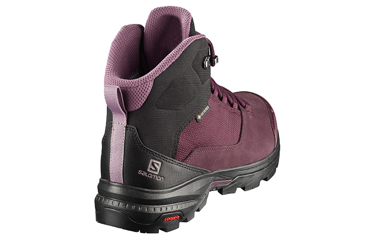 SALOMON Outward Gore Te Abrasion Resistant High top Hiking Shoes Women’s Burgundy