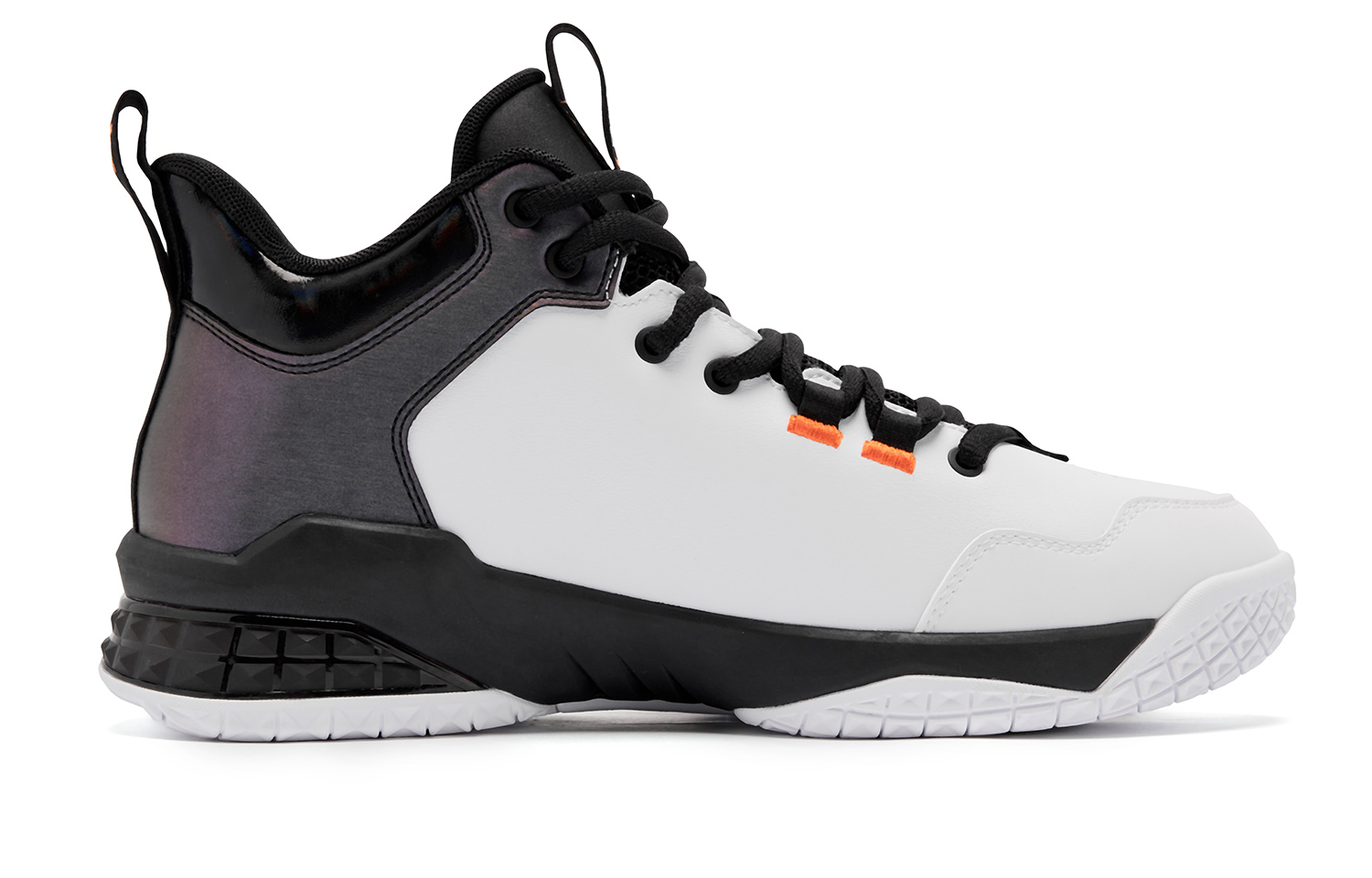 QIAODAN Killing Move 1.0 Basketball Shoes Men’s Mid Top Jordan White/Black