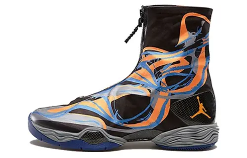 Jordan Air Jordan 28 Bright Citrus Comfortable Non-Slip Lightweight High Top Basketball Shoes Men's Multicolor