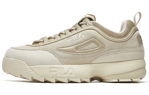 FILA FUSION Disruptor 2 Disruptor 2 Comfortable And Trendy Low top Chunky Sneakers Women's Beige