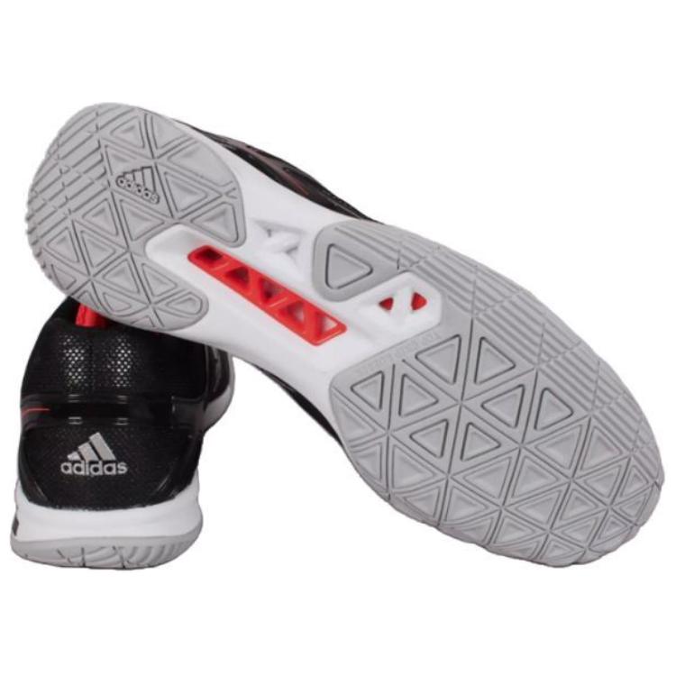 Adidas Cushioning, Wear Resistant Low top Badminton Shoes Men’s Black Red
