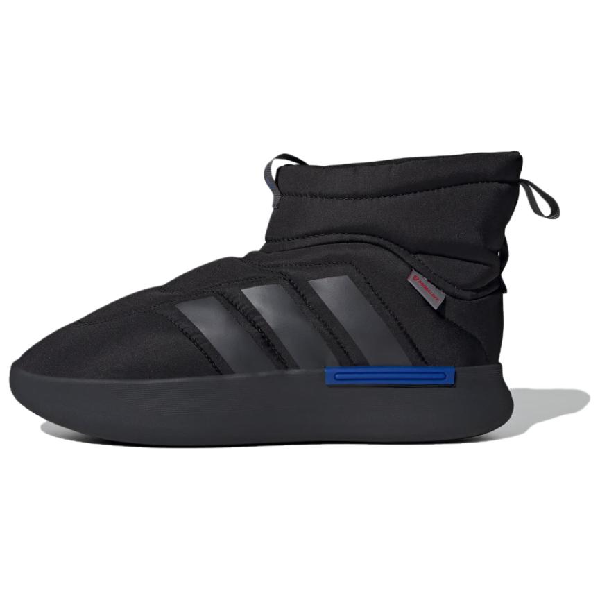 Adidas Adipuff Comfortable Bread Shoes Short Snow Boots Men and Women Same Style Black