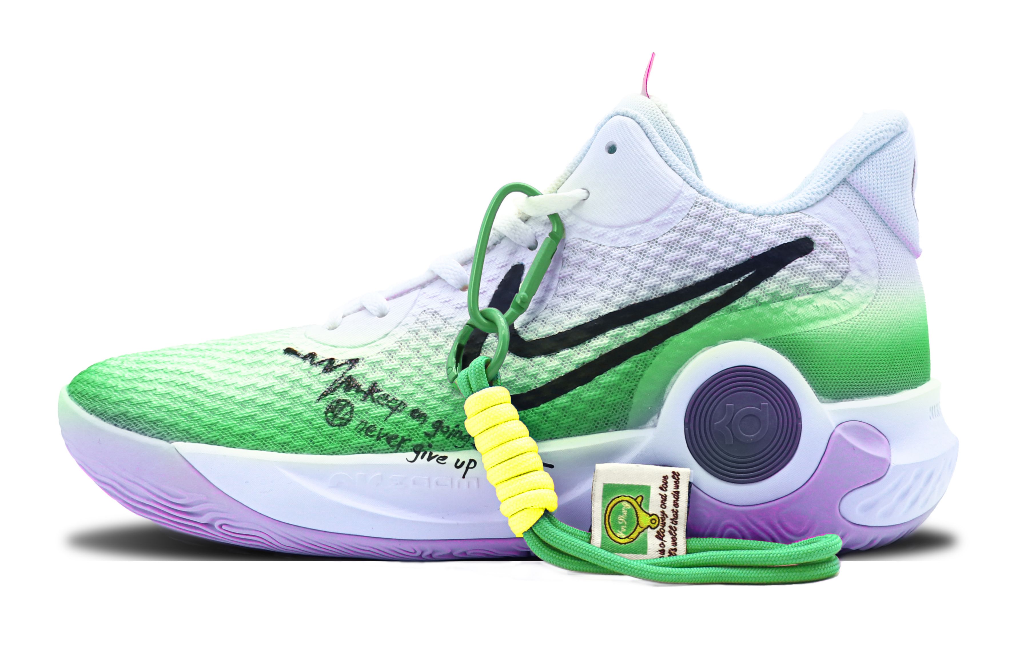 Nike KD Trey 5 IX Cushioning Slip Resistant Mid top Vintage Basketball Shoes Unisex Green