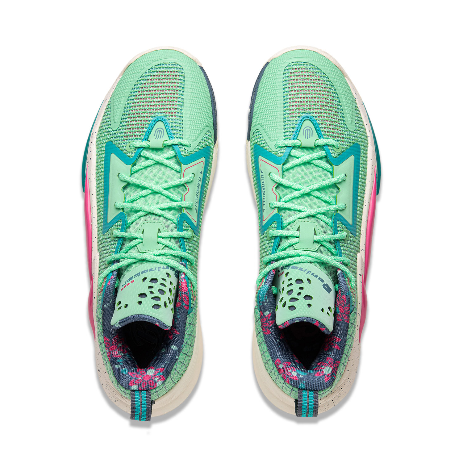 Li Ning BadFive Chase Hunt 1 Slip Resistant Coverage Lightweight Rebound Low top Outdoor Basketball Shoes Men’s Green