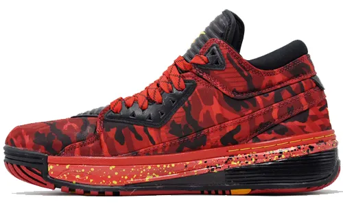 LiNing WOW 2 Wade's Way 2 Lei Feng Screws Mid-top Basketball Shoes Men's Red Black Yellow