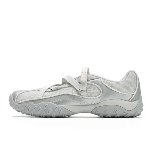 FILA Pebble Sandal Ballet Shoes Breathable River Trekking Shoes Women's Silver White