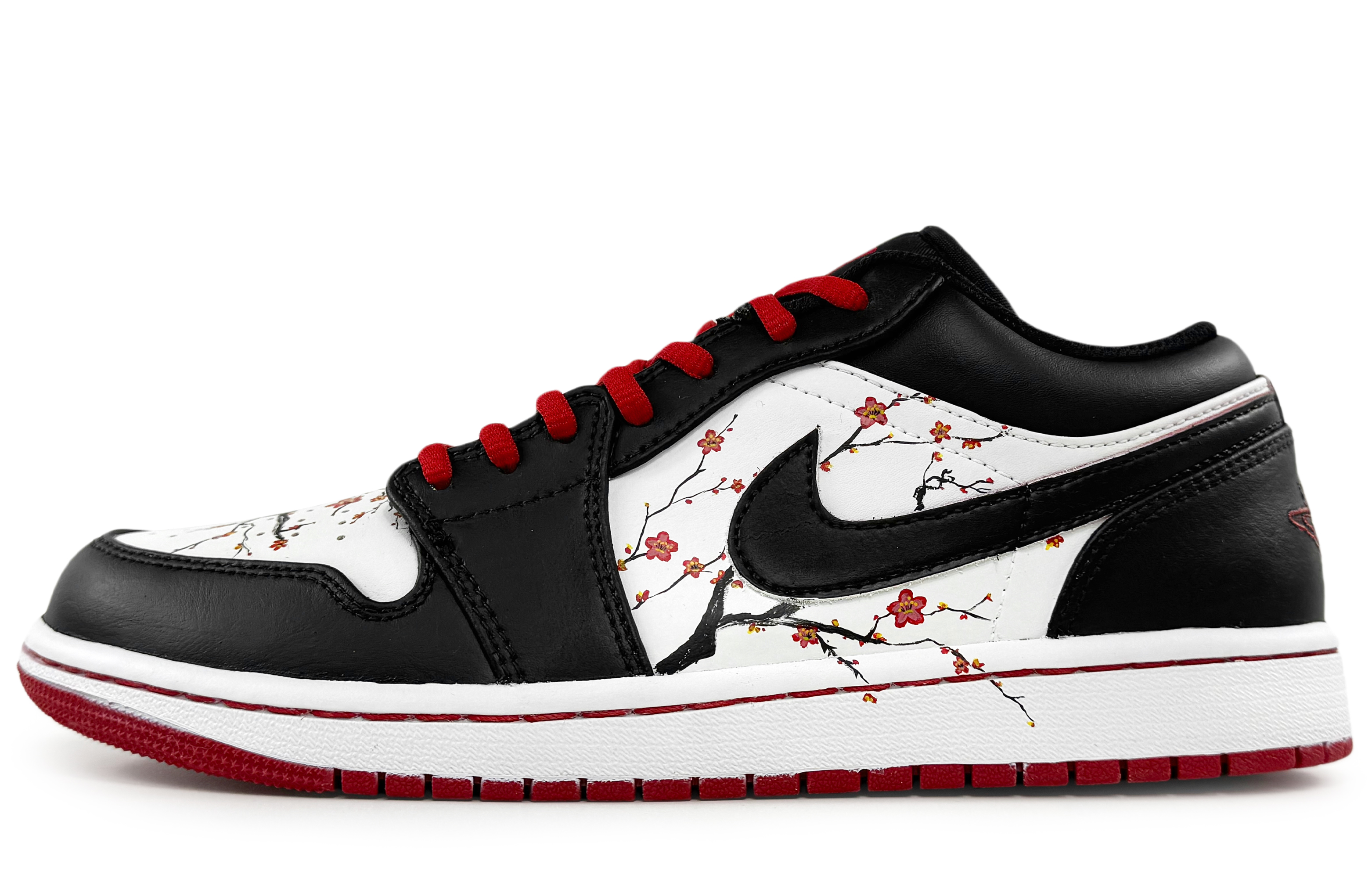 Jordan Air Jordan 1 Made In Xichu Abrasion Resistant Breathable Low top Vintage Basketball Shoes Men's Black