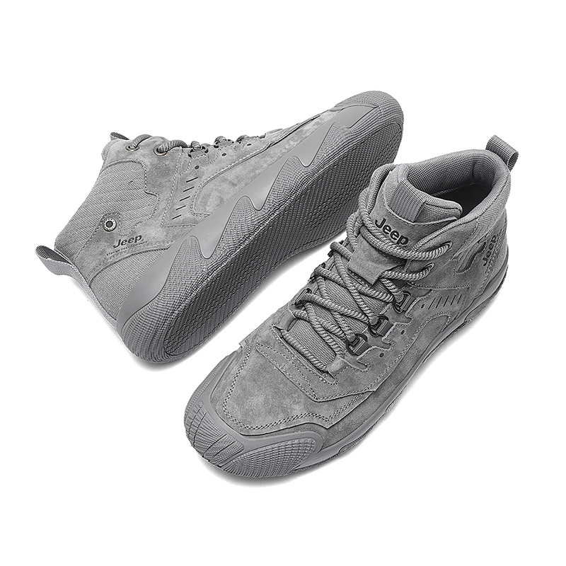 Jeep Mid top Hiking Shoes Men’s Gray