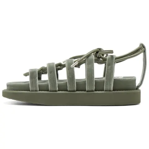 Onitsuka Tiger WARAJI Beach Sandals Unisex Gray Green
