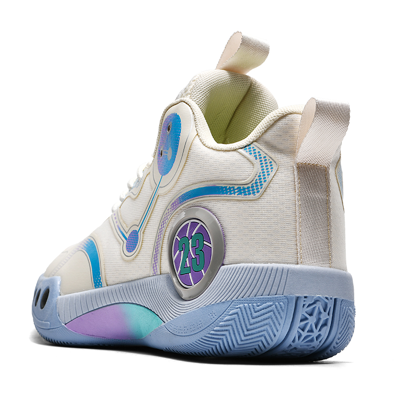 GQWE Fabric Slip Resistant, Abrasion Resistant, Breathable High top Basketball Shoes Unisex
