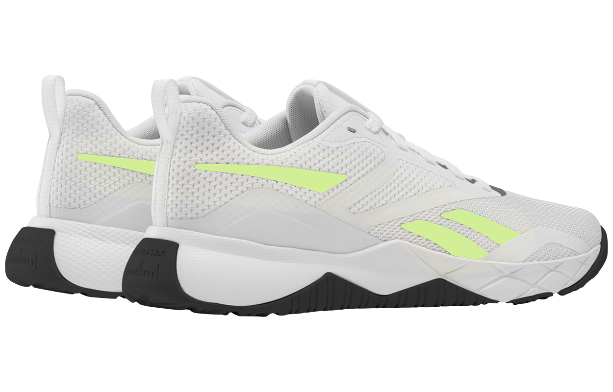 Reebok Abrasion Resistant, Lightweight, And Breathable Low top Training Shoes Men’s White