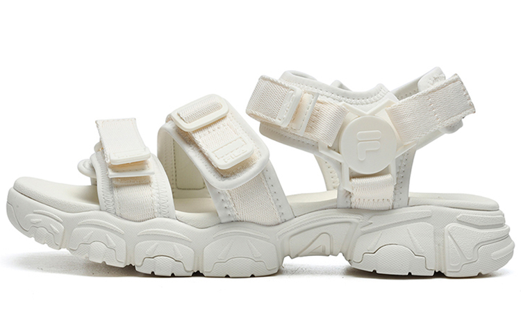 FILA Fila Cat Claw Sandal Fabric Casual Sports Beach Sandals Women's Snow White