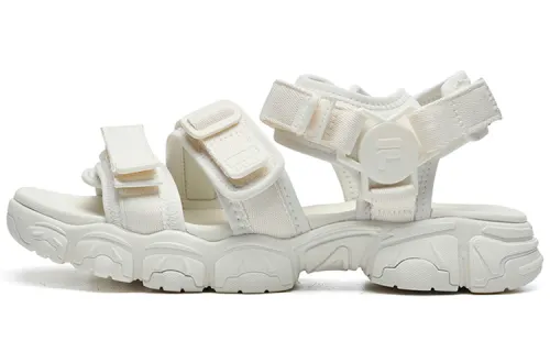 FILA Fila Cat Claw Sandal Fabric Casual Sports Beach Sandals Women's Snow White