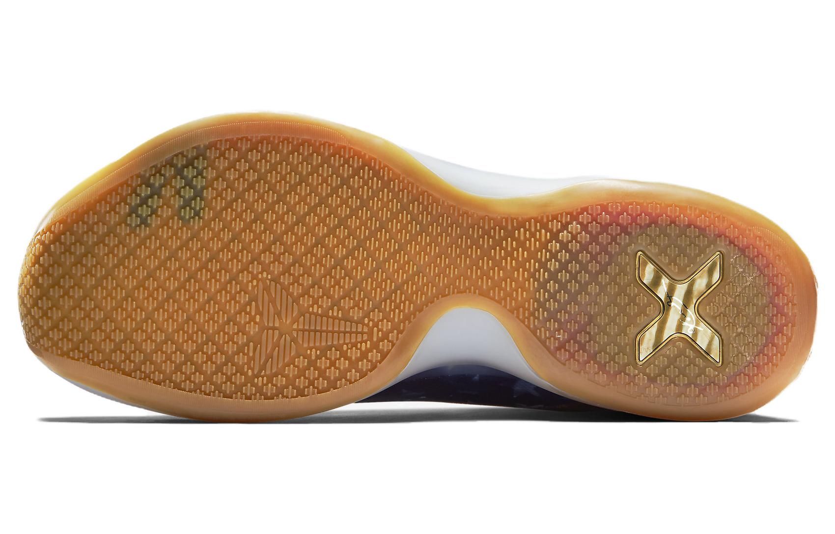 Мужские кроссовки Nike Kobe 10 Independence Day USA (красно-синий) — 大学红/照片蓝/反光银 — фото 5