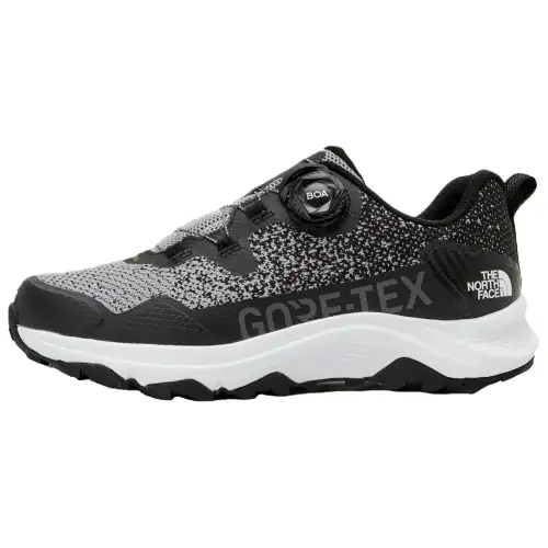 THE NORTH FACE Waterproof Lightweight Rebound Waterproof Lightweight Rebound Mountaineering Shoes Men's Black Gray
