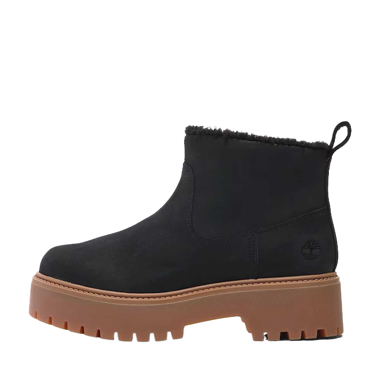 Timberland Stone Street Leather Ankle Boots Women's Black