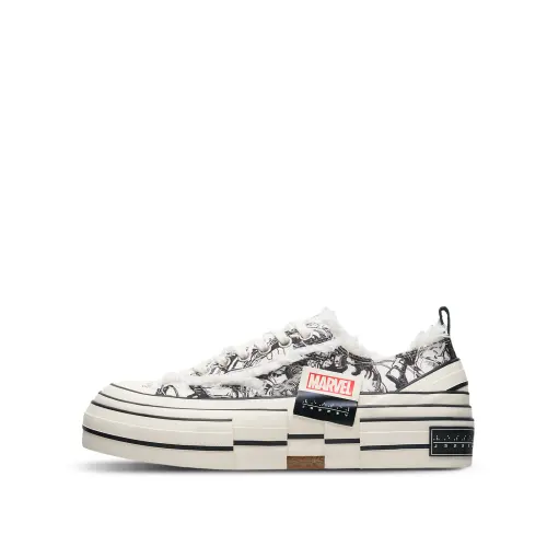 VESSEL x MARVEL Low top Canvas Shoes Unisex Black