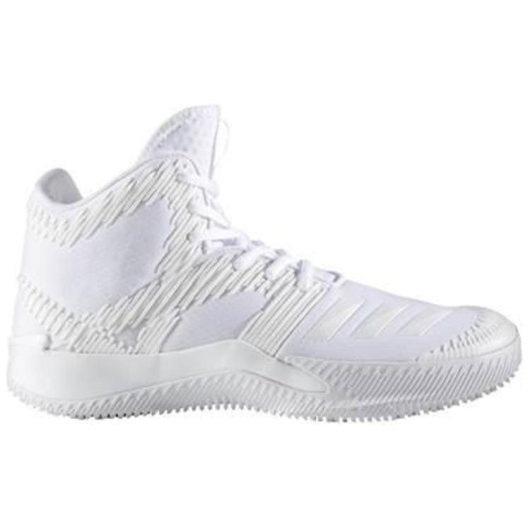 Adidas Slip Resistant Abrasion Resistant Mid top Basketball Shoes Men’s White