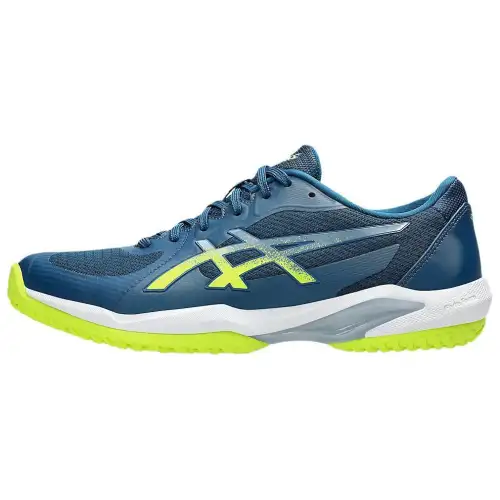 ASICS SOLUTION SWIFT FF 2 Cushioning Abrasion Resistant Breathable Low top Tennis Shoes Men's Blue Yellow