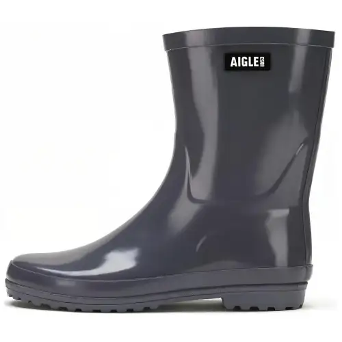 AIGLE Rain Boots Women's Blue Gray