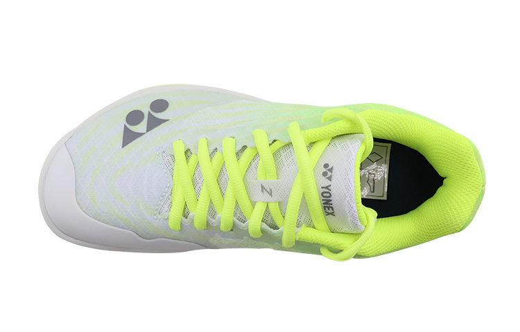 YONEX POWER CUSHION AERUS Fabric Low top Badminton Shoes Unisex Yellow Gray Wide Fit