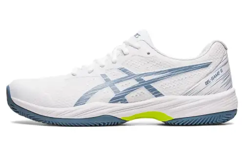 ASICS Gel Game 9 Clay Oc 'White Steel Blue'