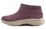 Skechers Go Walk Arch Fit Thermal Ankle Length Snow Boots Women's Burgundy