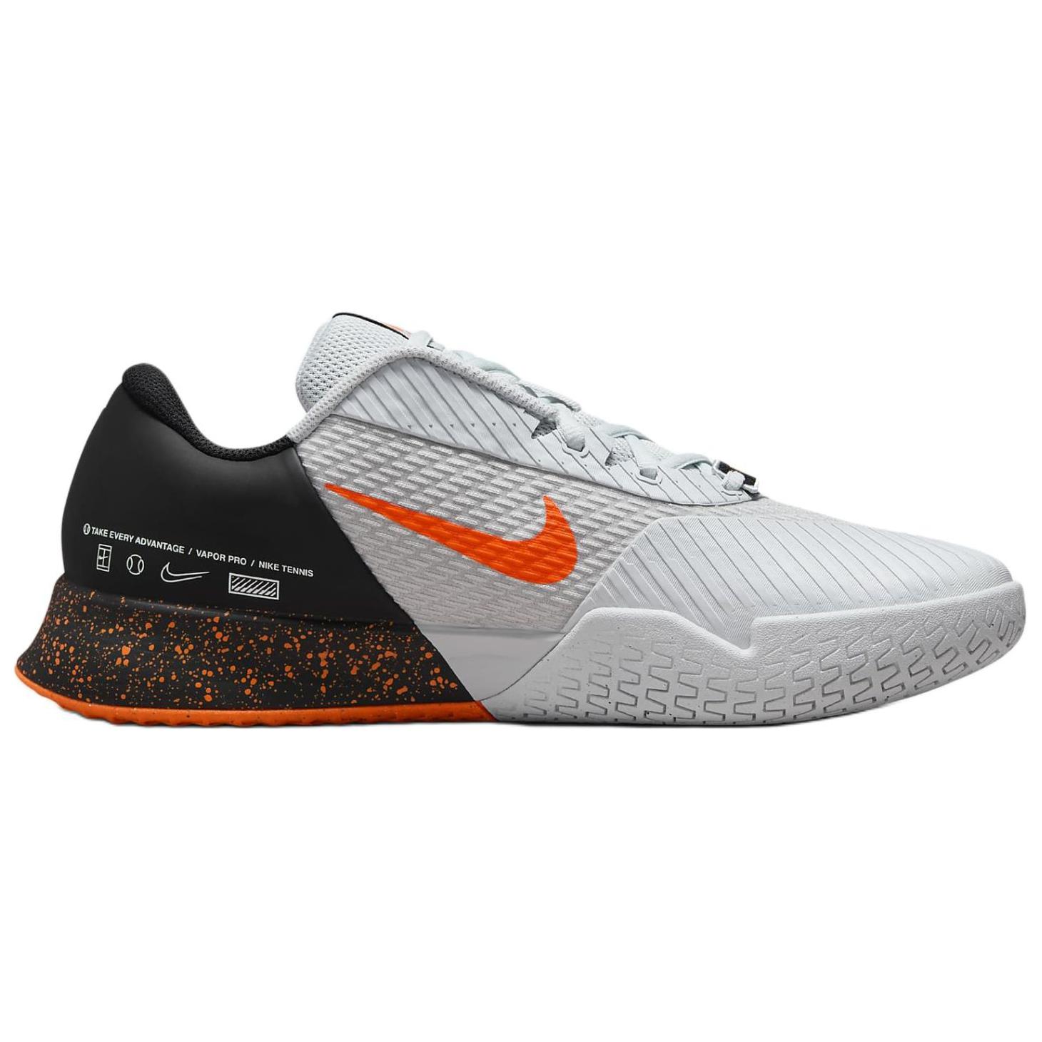 Nike Court Vapor Pro 2 Hc Premium Pure Platinum Hyper Crimson White Black