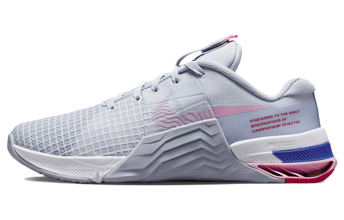 Nike Metcon 8 shock-absorbing, anti-slip, wear-resistant, low-top training shoes for women, gray