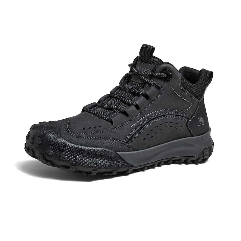 CAMEL Slip Resistant Abrasion Resistant High top Mountaineering Shoes Men’s