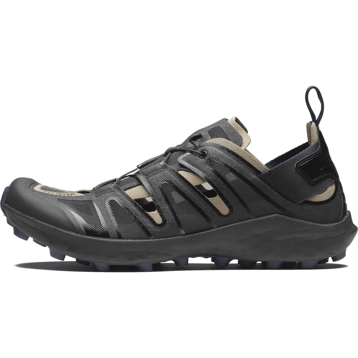 SALOMON Slip Resistant Odor Resistant Abrasion Resistant Lightweight Breathable River Trekking Shoes Unisex Black