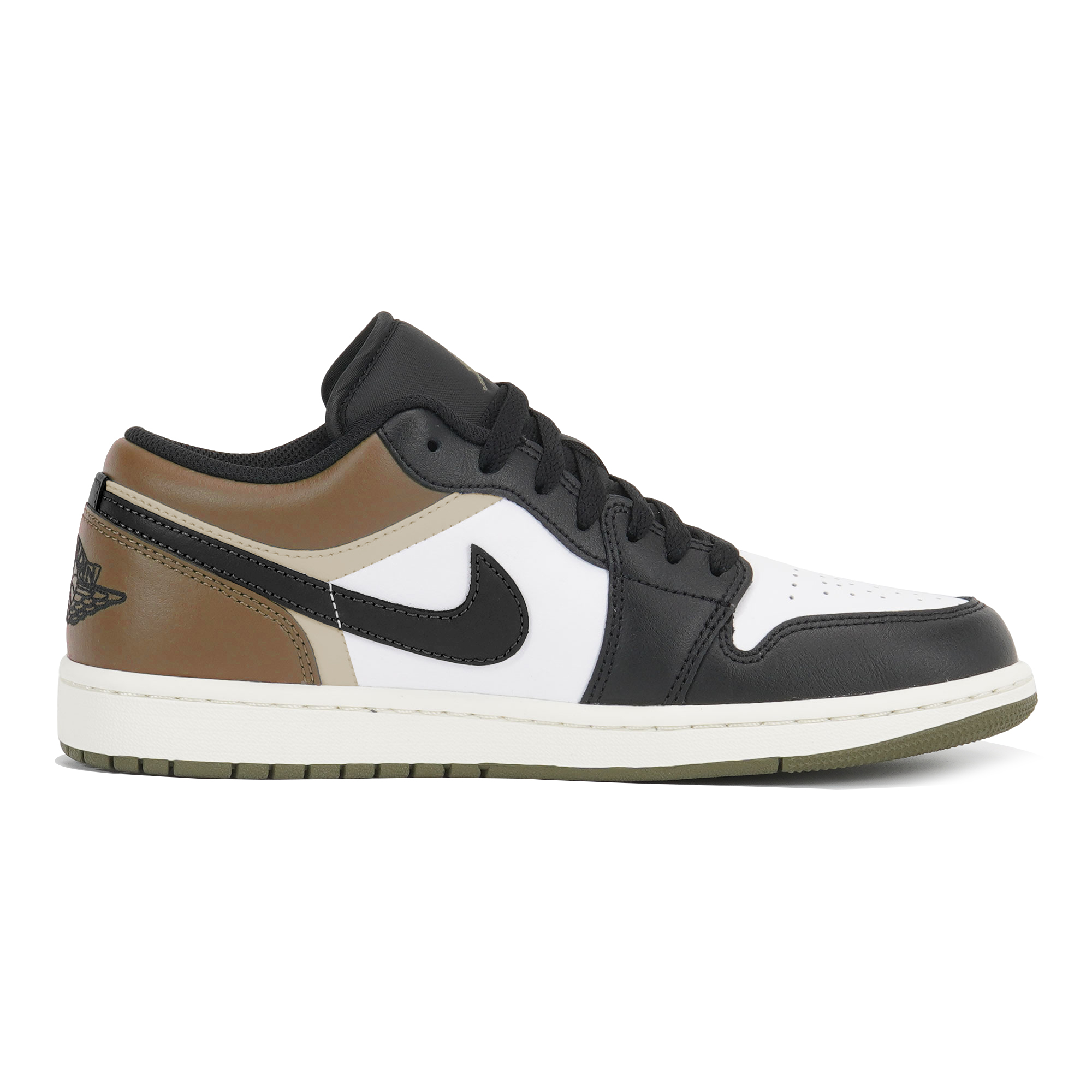 Jordan Air Jordan 1 Abrasion Resistant Abrasion Resistant Low top Vintage Basketball Shoes Unisex Coffee