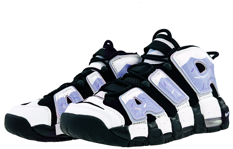 Nike Air More Uptempo Mid top Vintage Basketball Shoes GS Macaron Purple