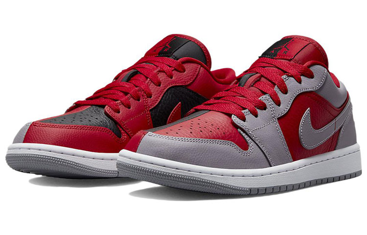 Jordan 1 Low Se Homage Split Gym Red Cement Grey Women’s