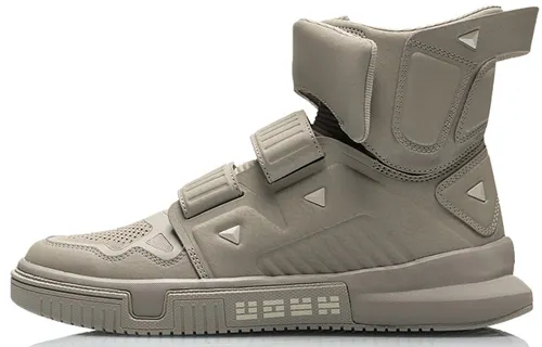 Li Ning CF Non slip Lightweight High top Vintage Basketball Shoes Men's
