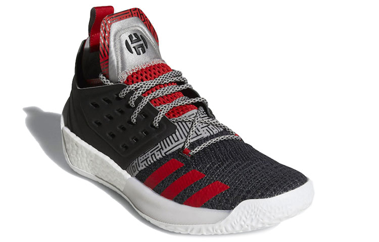 Мужские кроссовки adidas Harden Vol.2 (черные) — фото 3