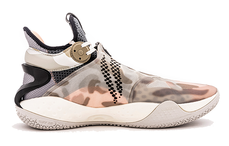 Li Ning SONIC 9 Boom Textile, Synthetic Leather, TPU Cushioning Slip Resistant Abrasion Resistant Coverage Support