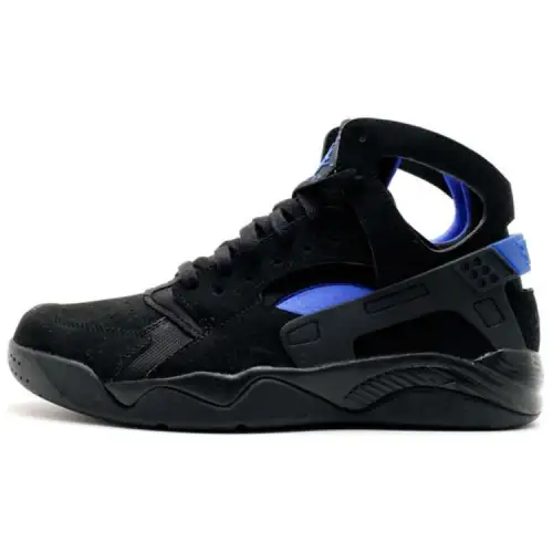 Nike Air Flight Huarache Black Lyon Blue 2015