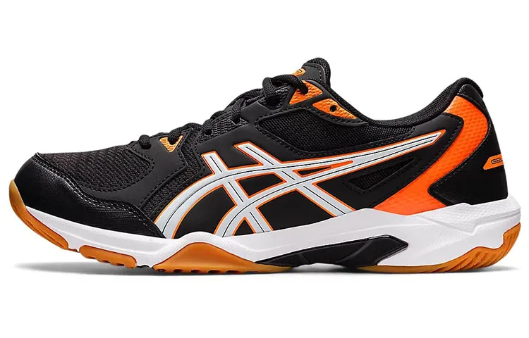 ASICS Gel Rocket 10 Comfortable Abrasion Resistant Abrasion Resistant Low top Training Shoes Men's Black Orange