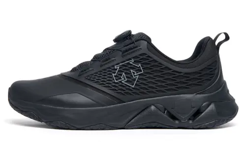 DESCENTE TRAINING Slip Resistant Abrasion Resistant Low top Training Shoes Men's Black