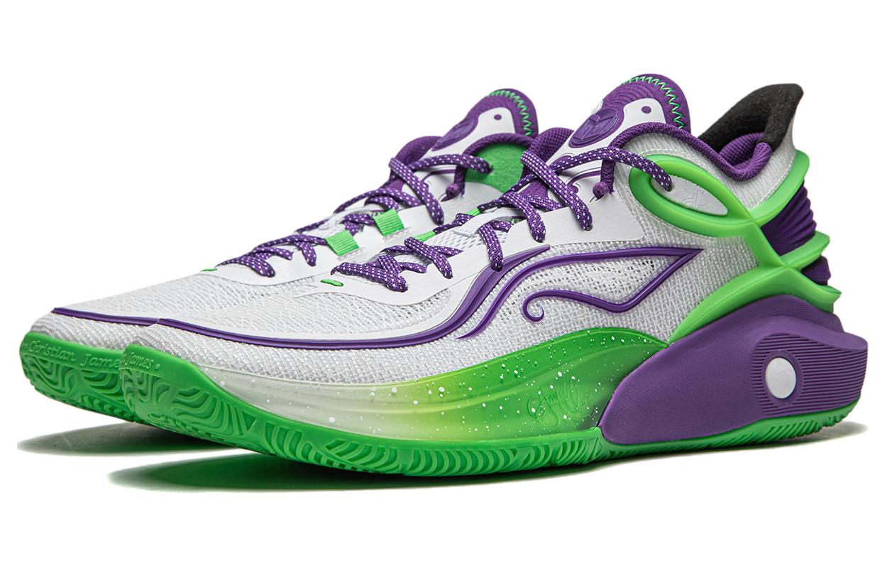 Li Ning CJ 3 Cushioning Slip Resistant Abrasion Resistant Lightweight Rebound Low top Basketball Shoes Men’s