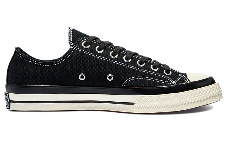 Кеды Fragment Design x Moncler x Converse Chuck Taylor All Star 70 1970s (черно-белые) — фото 2