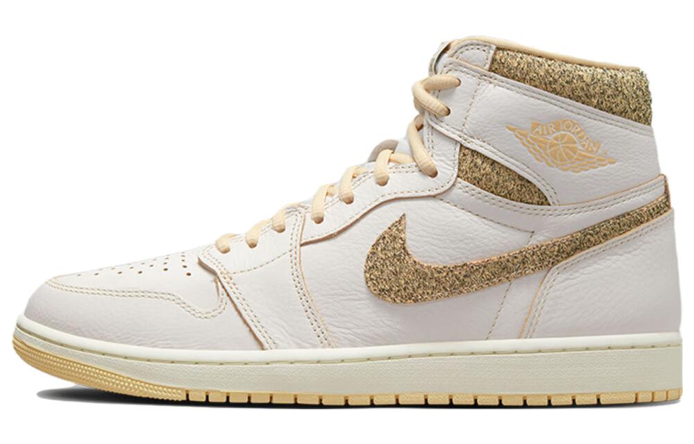 Мужские кроссовки Jordan Air Jordan 1 High OG "Sail and Pale Vanilla" (микро-белые)