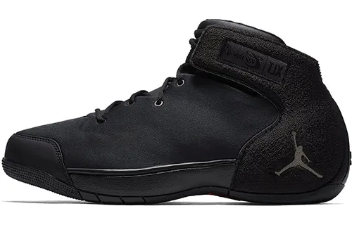 Jordan Melo 1.5 Hoodie Anthony versatile shock-absorbing support mid-top retro basketball shoes men's black