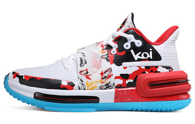 PEAK Flash 2 Generation Basketball Shoes Men’s Low Top Baymax/Red