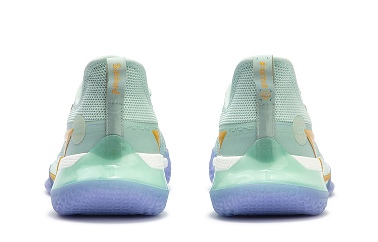 361° Big 3 Future Basketball Shoes Men’s Low Top Bleached Light Green/Iris