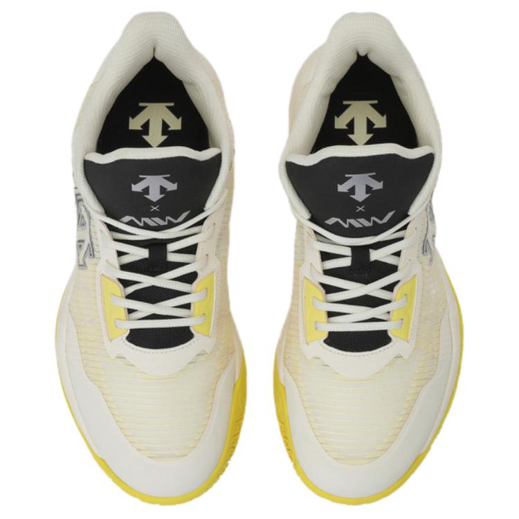 DESCENTE x Master Wook Low top Basketball Shoes Men’s Beige Yellow