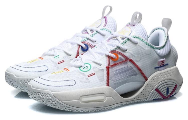 Li Ning All City 9 V1.5 Abrasion Resistant Breathable Low top Basketball Shoes Men’s White