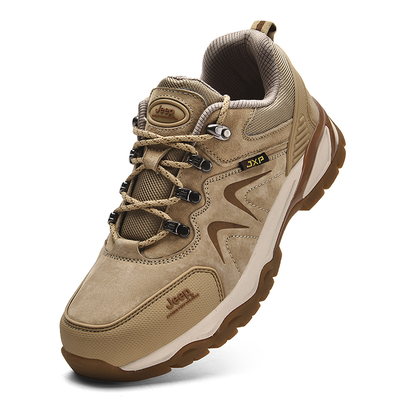 Jeep Mountaineering & Hiking Shoes Men’s Low Top Black/Gray/Sand